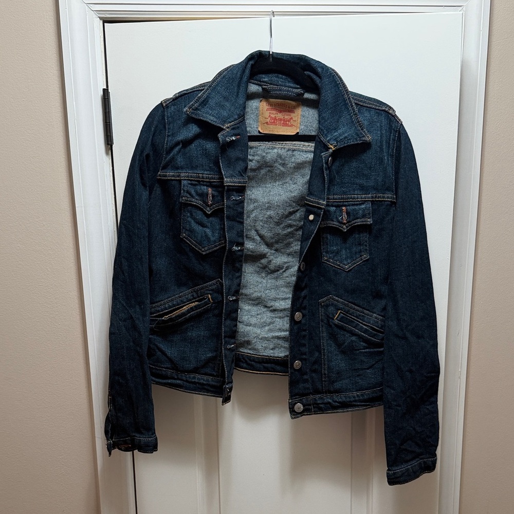 Levi's Men's Dark Blue Denim Jacket